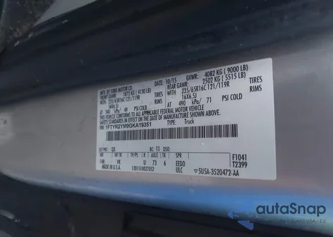 2016 Ford Transit-250 from USA, damaged, VIN 1FTYR2YM9GKA19351